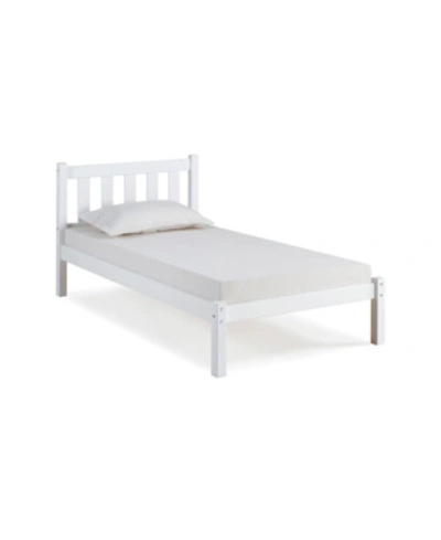 Alaterre Furniture Poppy Twin Bed In White