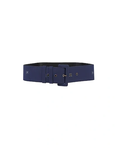 Aglini Belts In Dark Blue