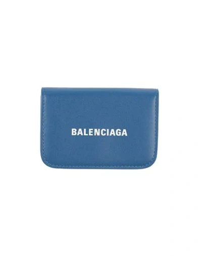 Balenciaga Wallets In Blue