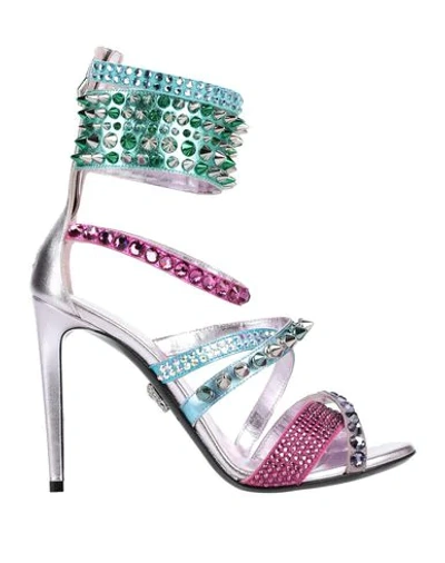 Philipp Plein Sandals In Fuchsia