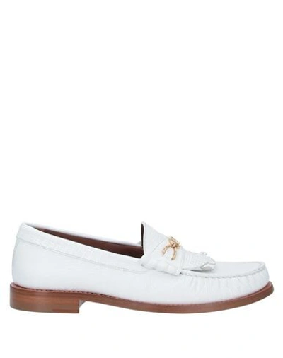 Celine Loafers In White