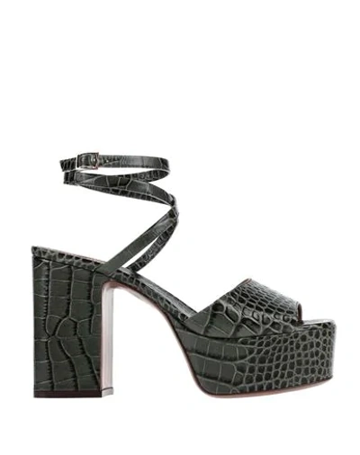 L'autre Chose Sandals In Green