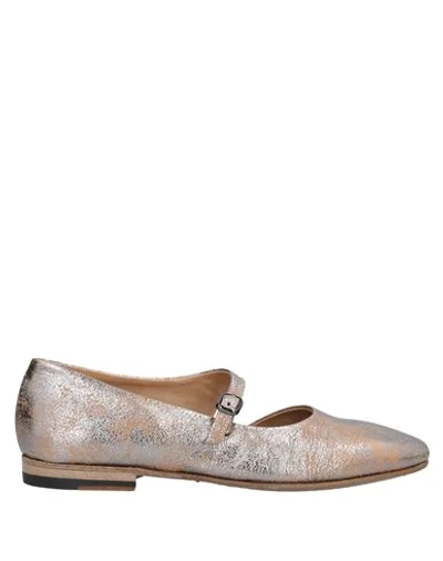 Pantanetti Ballet Flats In Silver