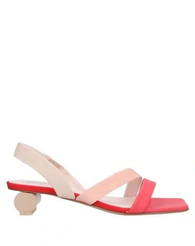 Anna Baiguera Sandals In Red