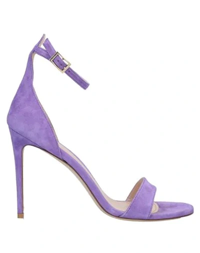 Aldo Castagna Sandals In Light Purple