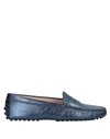 Tod's Loafers In Dark Blue