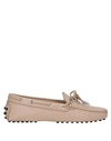 Tod's Loafers In Pale Pink