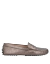 Tod's Loafers In Bronze