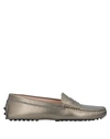 Tod's Loafers In Bronze