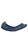 Tod's Ballet Flats In Blue