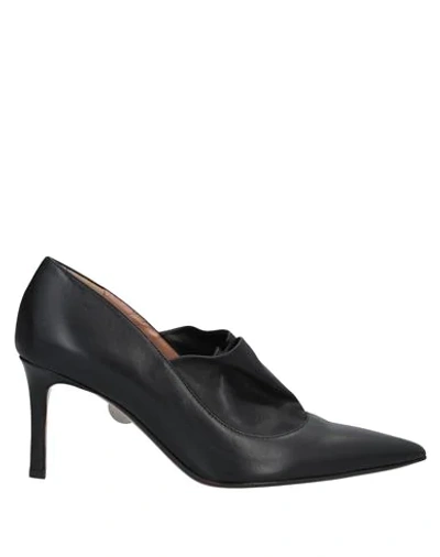 Samuele Failli Mesh And Leather Pumps In Black