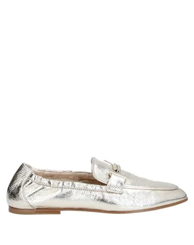 Tod's Loafers In Platinum