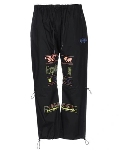 Marcelo Burlon County Of Milan Pants In Black