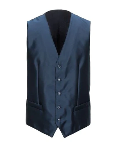 Alessandro Dell'acqua Vests In Dark Blue