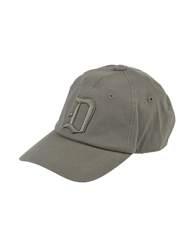 Dondup Hats In Military Green