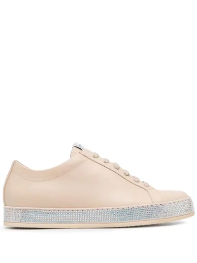 Le Silla Andrea Crystal-sole Trainers In Neutrals