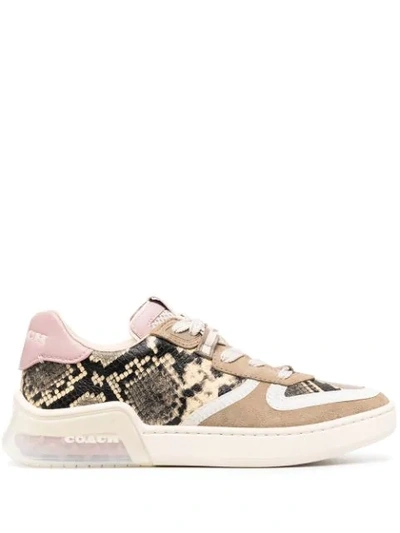 Coach Citysole Court Low Top Trainers In Neutrals