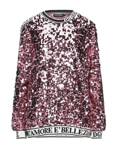 Dolce & Gabbana Sweatshirts In Pink