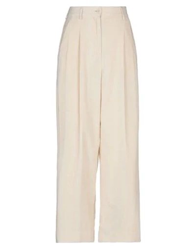 Manuel Ritz Casual Pants In Ivory