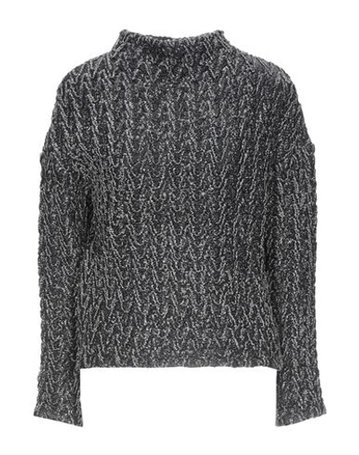 Emporio Armani Sweaters In Steel Grey