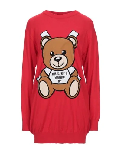 Moschino Sweaters In Red