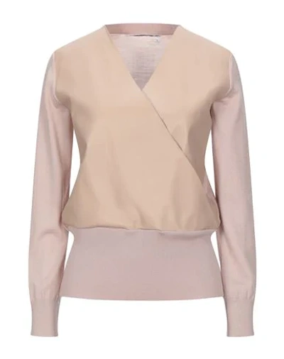 Agnona Sweaters In Pale Pink