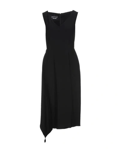 Boutique Moschino Midi Dresses In Black