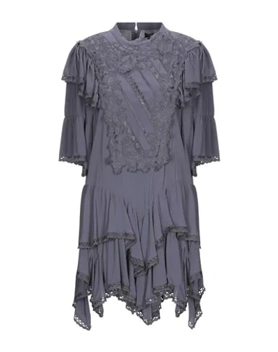 Isabel Marant Short Dresses In Purple