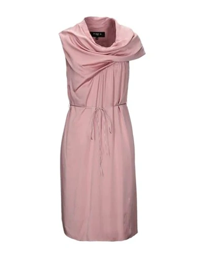 Paule Ka Knee-length Dresses In Pink