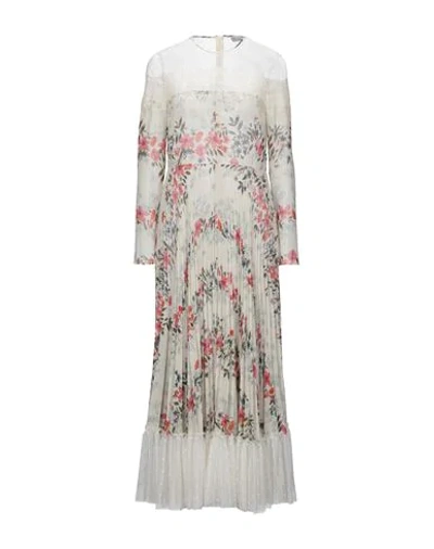 Red Valentino Long Dresses In Ivory