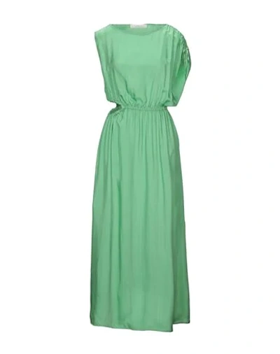 Tela Long Dresses In Green