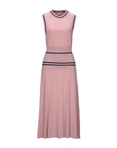 M Missoni 3/4 Length Dresses In Pink