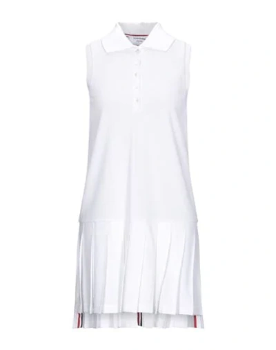 Thom Browne Short Dresses In White