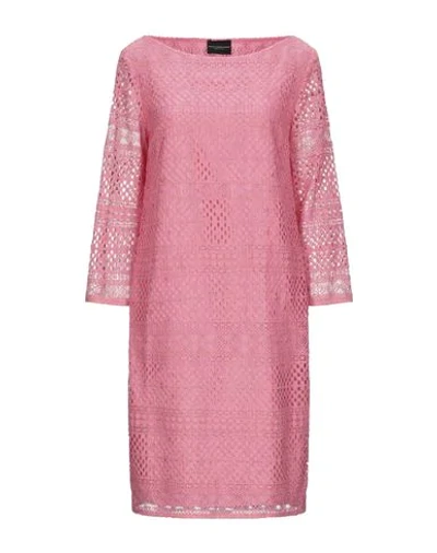 Atos Lombardini Short Dress In Pink