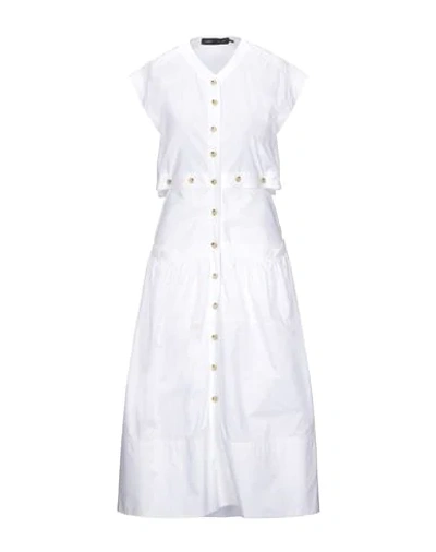 Proenza Schouler Midi Dresses In White