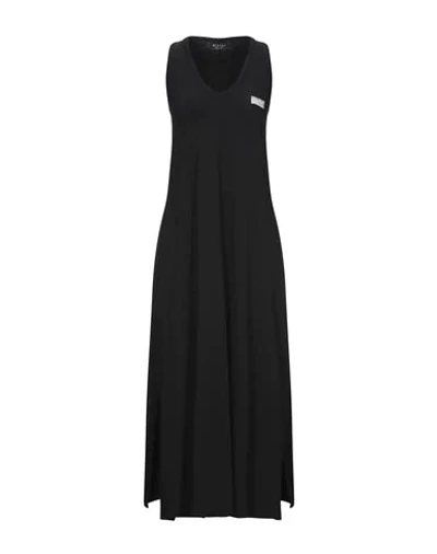 Blumarine Long Dresses In Black