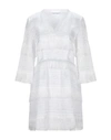 Alberta Ferretti Short Dresses In White