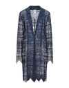 Twinset Overcoats In Blue