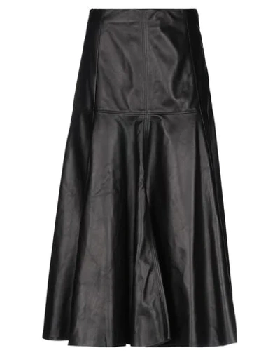 Drome Midi Skirts In Black