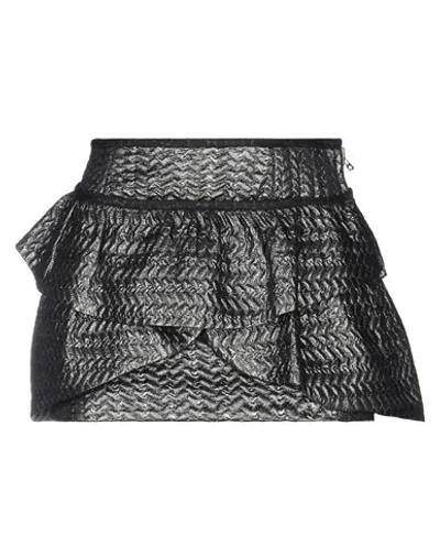 Isabel Marant Mini Skirt In Steel Grey