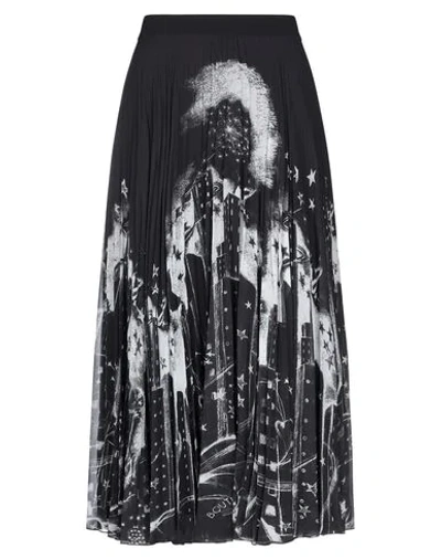 Boutique Moschino 3/4 Length Skirts In Black