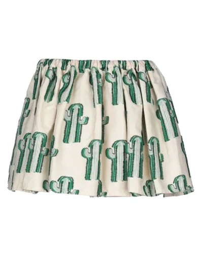 Au Jour Le Jour Mini Skirts In Beige