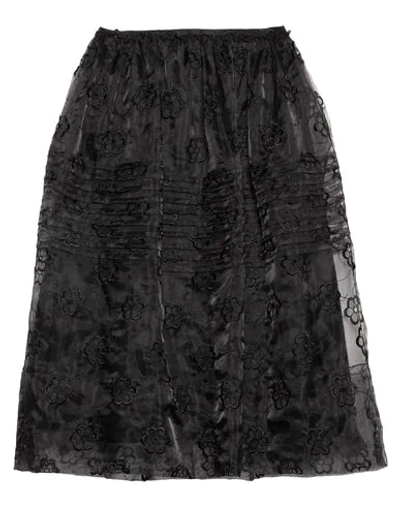 Simone Rocha Midi Skirts In Black