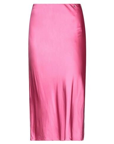 Patrizia Pepe Midi Skirts In Pink