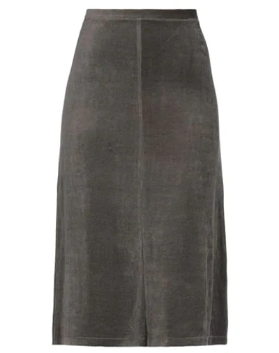 Siyu Midi Skirts In Lead