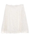 Ermanno Scervino Knee Length Skirt In White