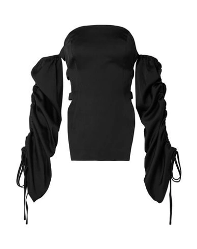 Cult Gaia Blouses In Black