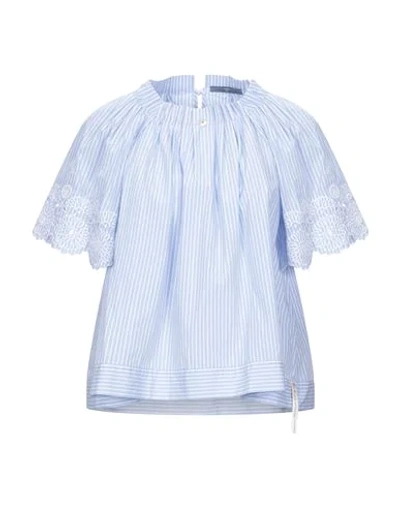 High By Claire Campbell Blouses In Blue