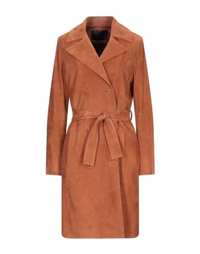 Drome Overcoats In Camel