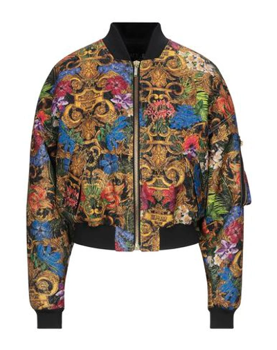 Versace Jeans Couture Jackets In Black